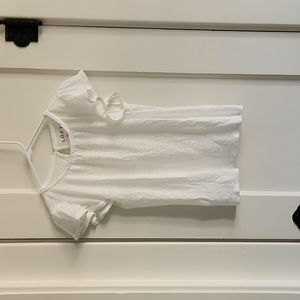 LOFT linen flutter sleeve shirt